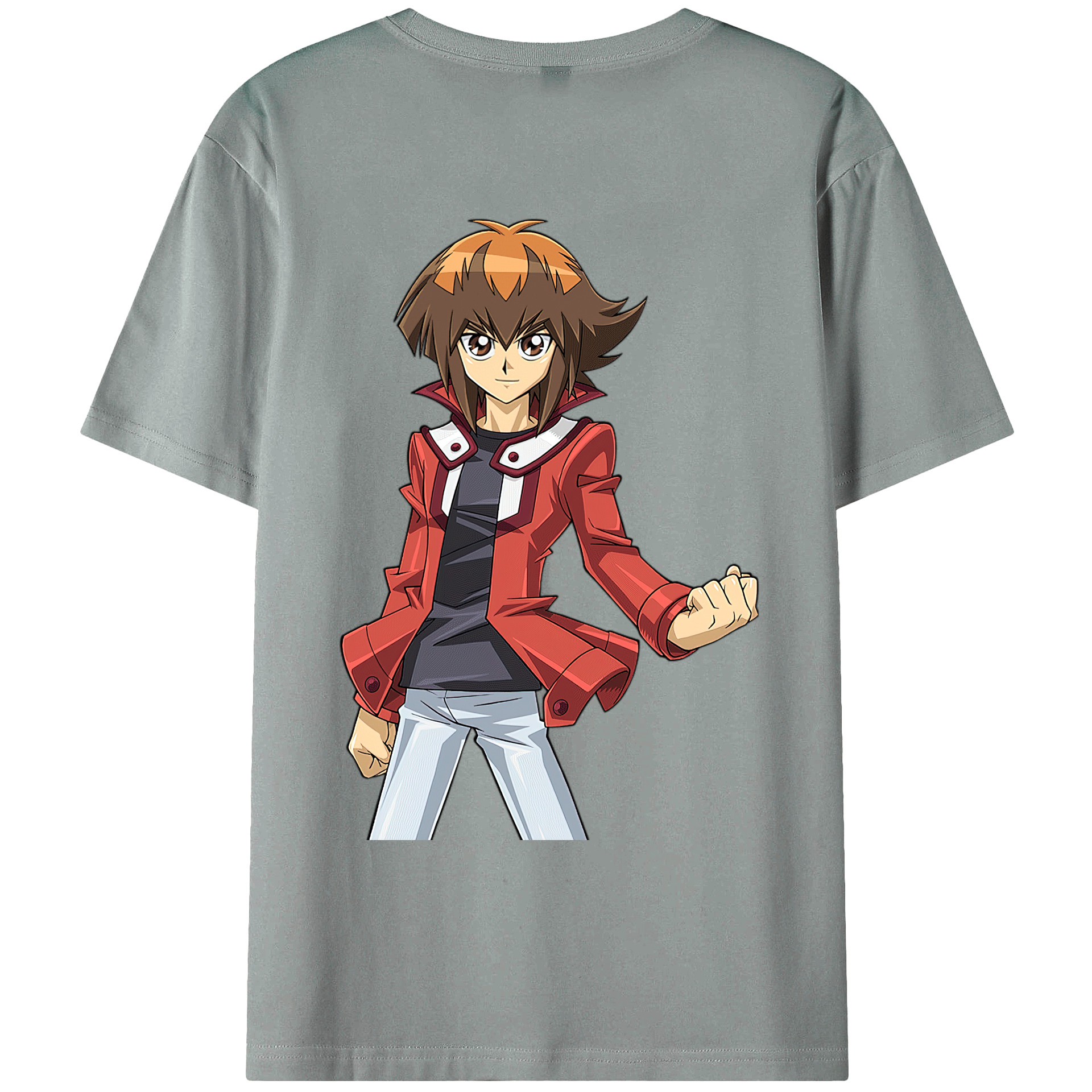 （画像用） 遊☆戯☆王 Yu-Gi-Oh! 綿100％ メンズ半袖Tシャツ（バックプリント） 通気性